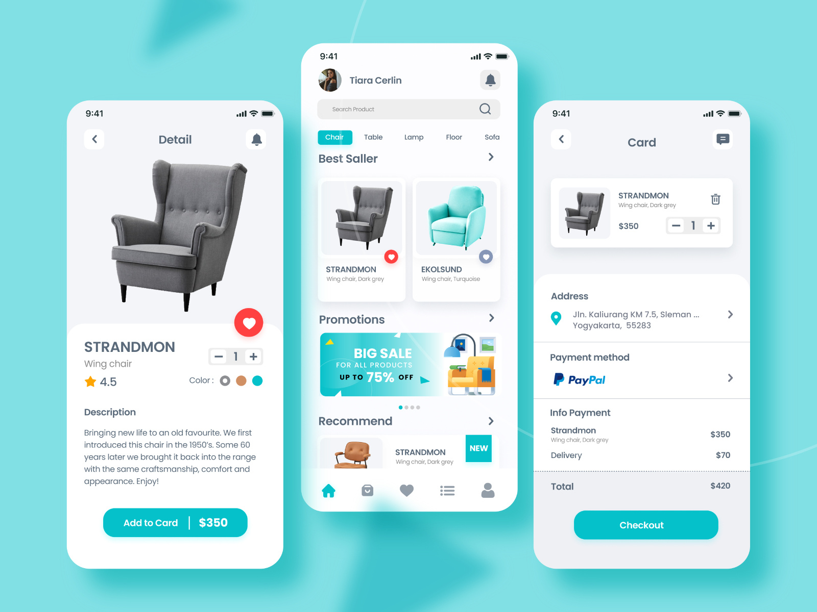 Concept Furniture App by shin_std on Dribbble