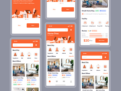 Home Stay App Concept