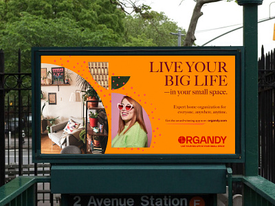 Organdy / Brand Identity billboard design brand identity branding campaign ad design graphic design logo logo design signage