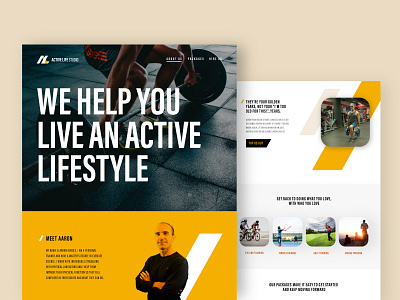 Active Life Studio  /  Branding + Website Design