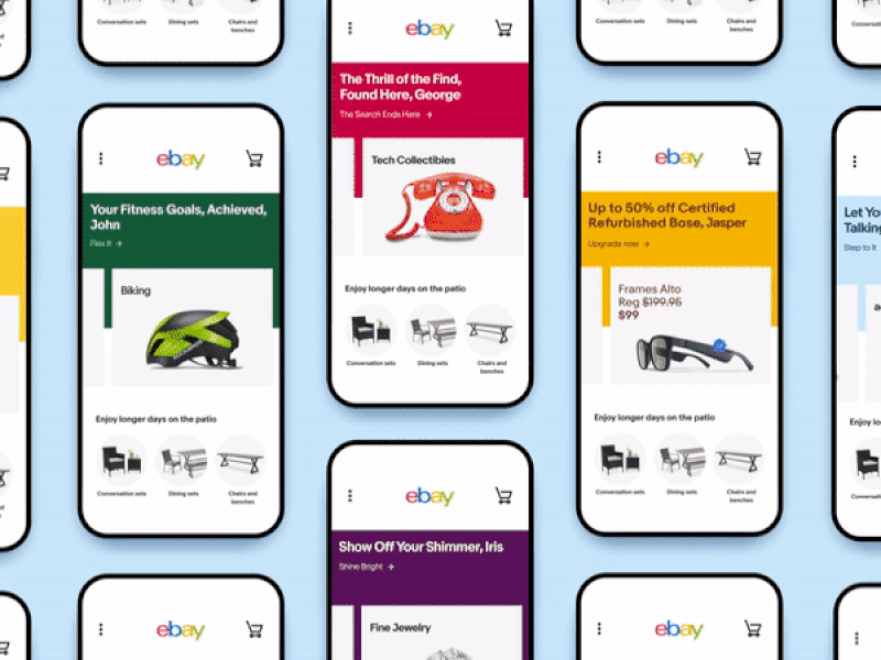 eBay / Multi-Channel Campaigns creative automation design design at scale global brand marketing marketing marketing campaign visual design web design