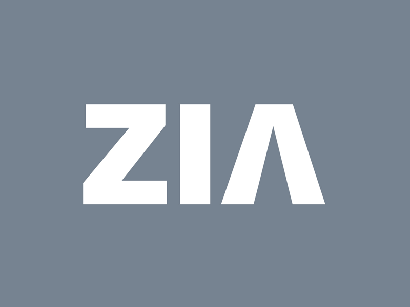 ZIA Logo Animation animation branding clean logo logo design