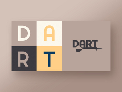 Dart Branding branding logo logo design midcenturymodern