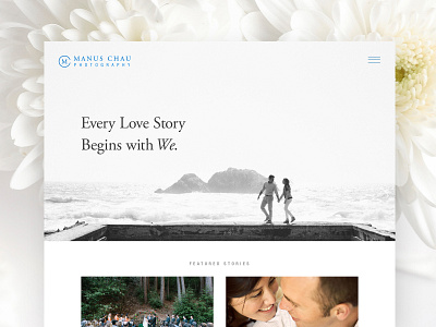 Manus Chau Photography Homepage Design Exploration