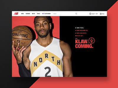 New Balance / Web Design Exploration