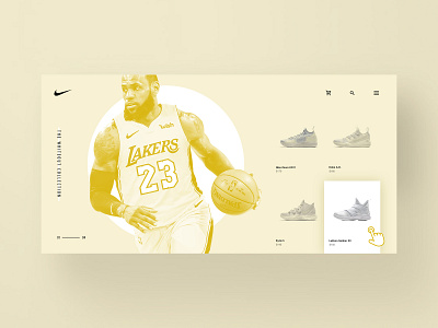 Nike / Landing Page Exploration design exploration exploration visual brand nike shoes sneakerhead sneakers ux web design