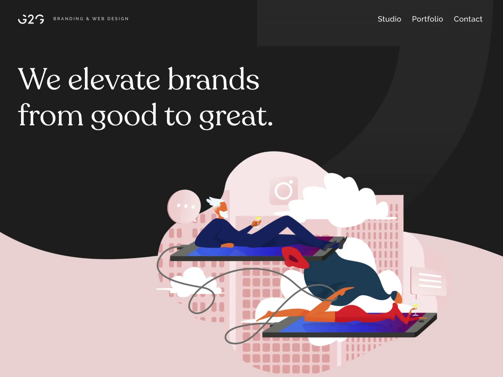 G2G / Branding + site Design by Ephraim Joseph on Dribbble