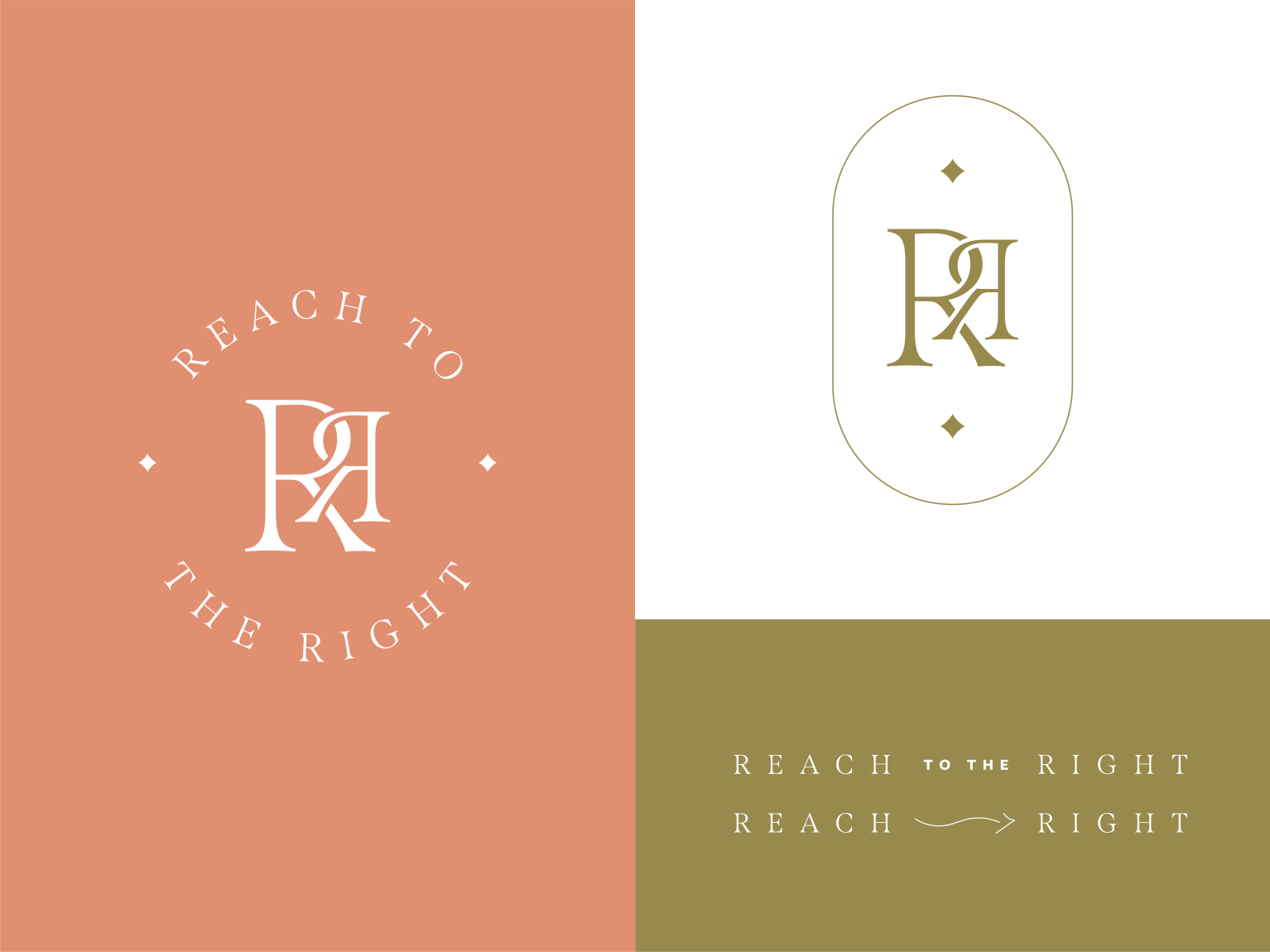 Reach to the Right Identity by Matthew Gillespie on Dribbble