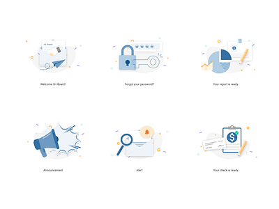 Illustrations for email