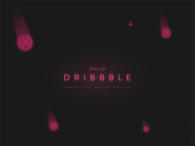 Hello Dribbble :)