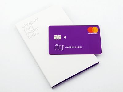 Nubank Welcome Kit bank branding credit card finance fintech nubank
