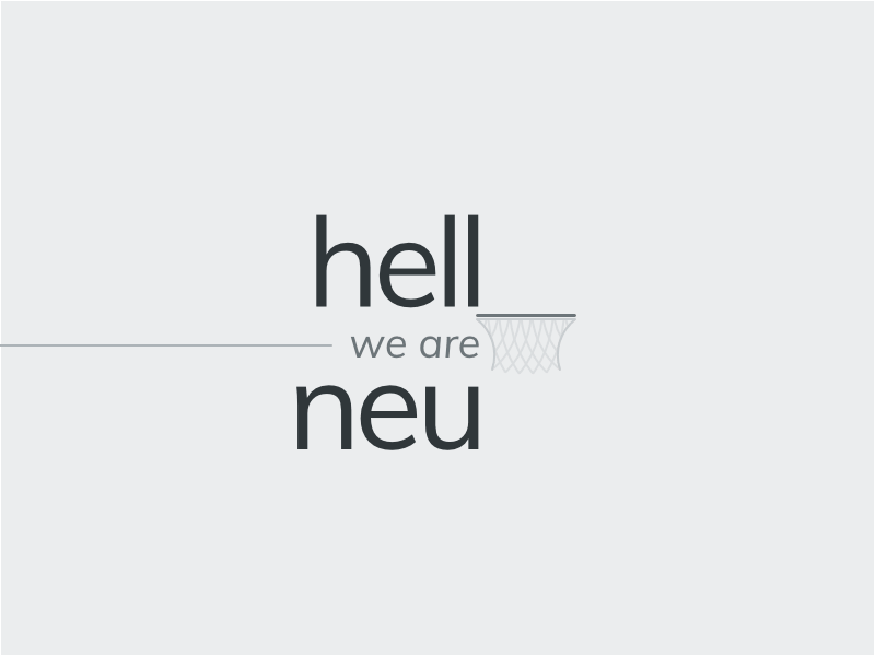 Dribbble Debut | Hello Neuo animation ball basket clean debut dribbble gif interaction invite minimal ux