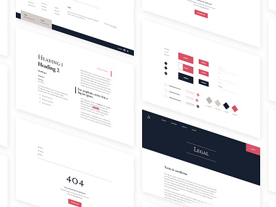 Ansel Finance Brand UI Styles brand branding clean corporate fresh identity minimal modern style guide ui ui kit uidesign ux uxdesign web website