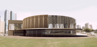 Khaleej Shopping Center - Initial Proposal 3d architecture islamic mall max photoshop render shopping