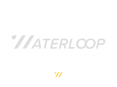 Waterloop Logo clean design hyperloop logo minimalist spacex tesla