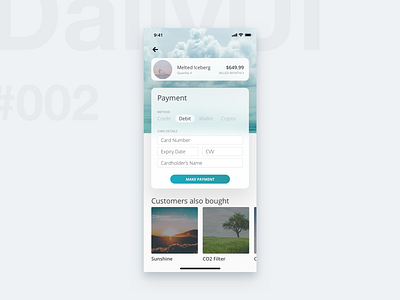 Credit Card Checkout | Daily UI #002 checkout clean credit card dailyui design global warming navigation simple ui ux