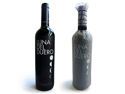 Packaging for vine «Luna del Duero» graphic design marks packaging product design