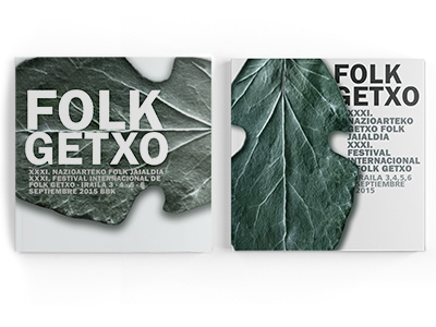 Covers for the XXXI. International Folk Festival in Getxo