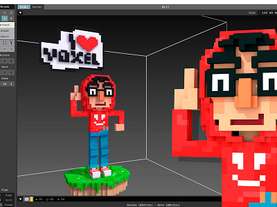 Me in Voxel Art