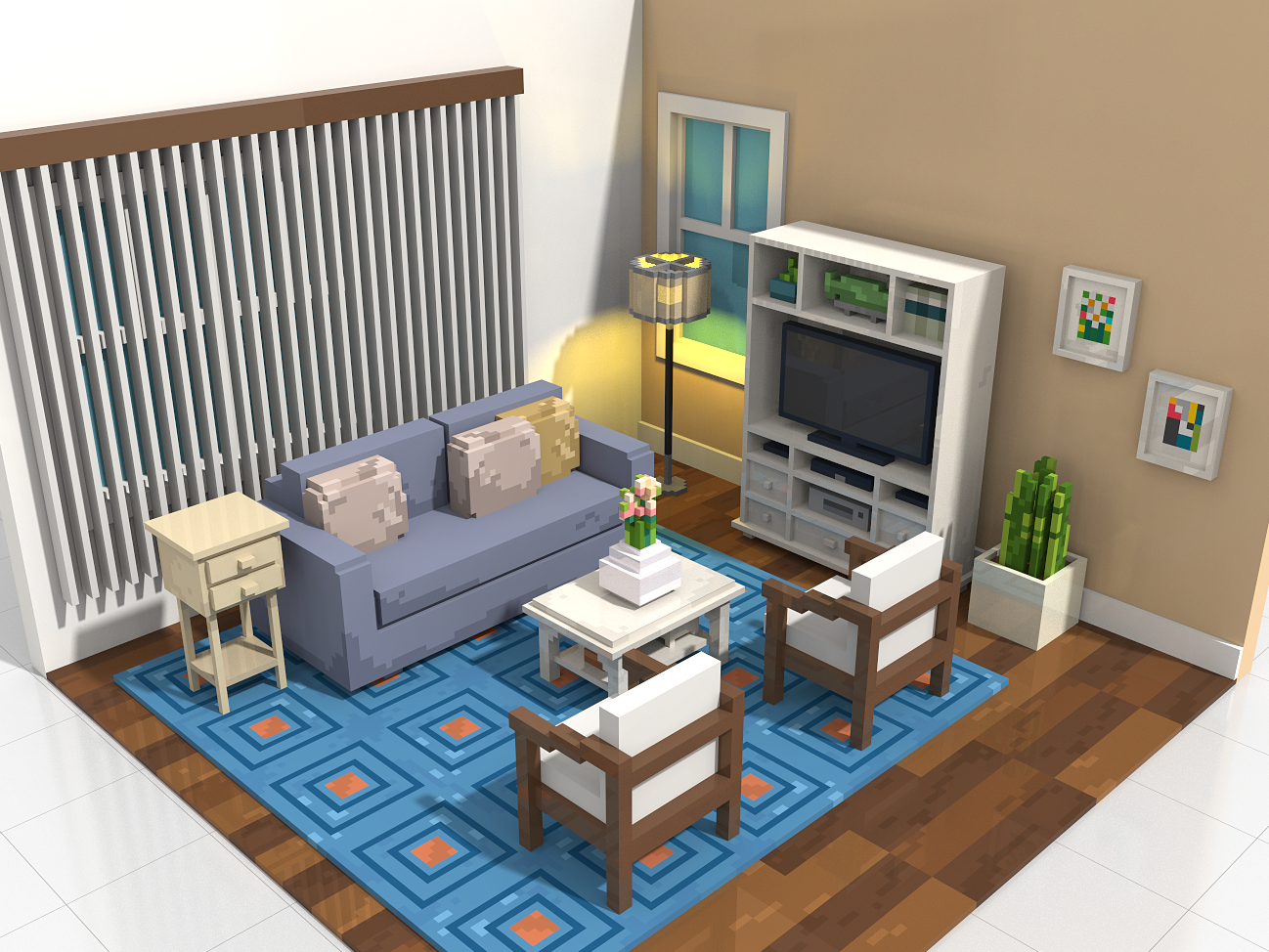 Living Room By William Santacruz On Dribbble