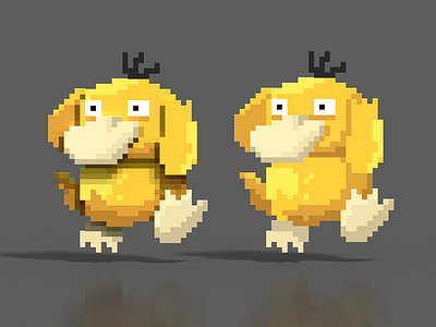 Psyduck in pixel