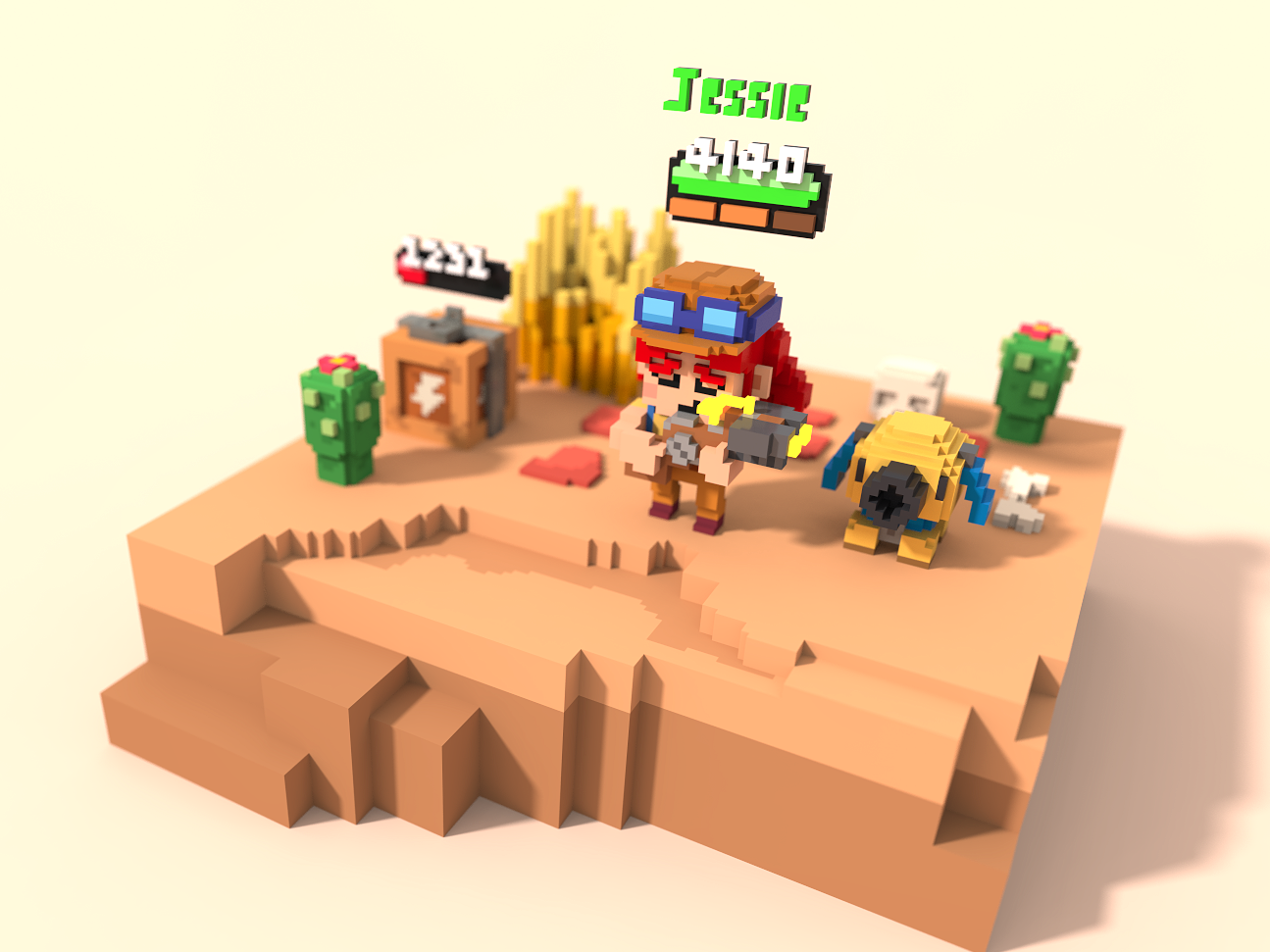 Jessie Brawl Stard By William Santacruz On Dribbble - brawl stars jessie cute