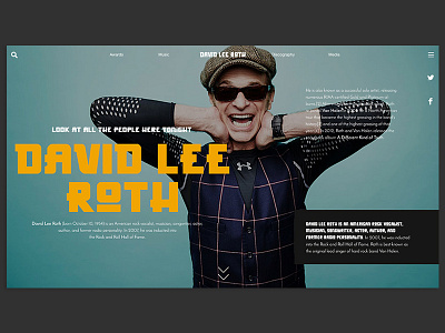 David Lee Roth davidleeroth webdesign
