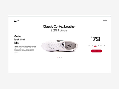 A Look That Kills — Nike nike webdesign
