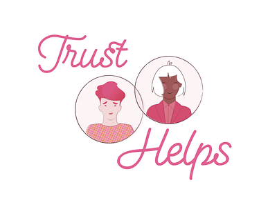 Trust canada character flat girl illustration jeremie doiron moncton trust