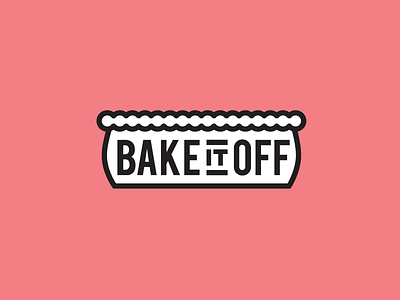 Bake it off logo bake budapest cake food hipster hungary pink