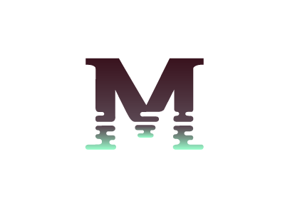 Metafora logo agency letter m mysterious type typography