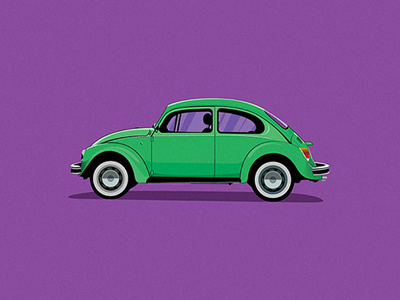 VW Fusca/Beetle 1976 beetle cars classic fusca illustrations minimal nostalgic vector volkswagen vw