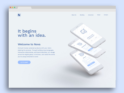 Nova Agency Landing Page