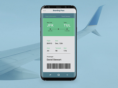 Boarding Pass DailyUI #24