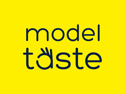 Model Taste Logo branding brandmark flat icon identity logo mark minimal symbol typography