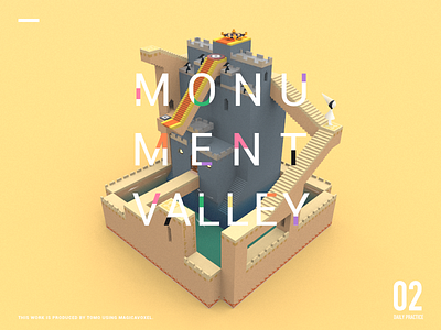 Monument Valley（respect） illustration