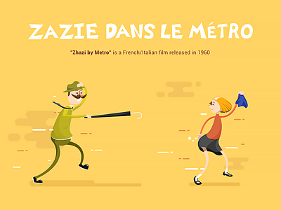 Zazie dans le metro illustrator