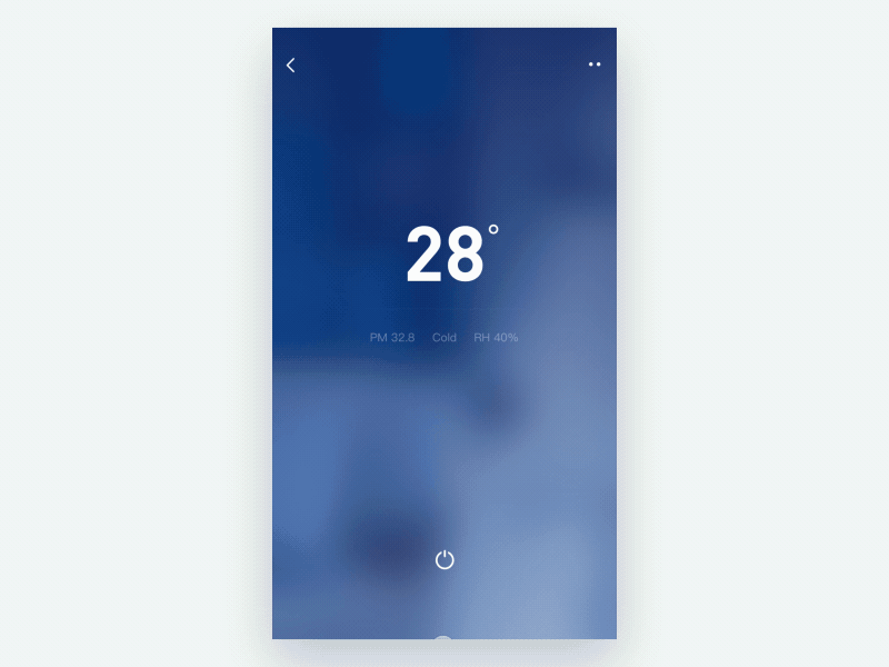 Remote Control air conditioning system ui ux