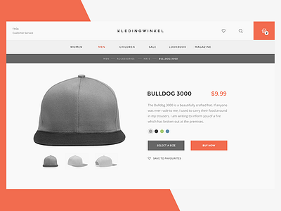 E-commerce Product Page Concept checkout ecommerce product card shopping ui uiux ux