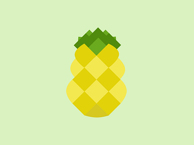 Pineapple fruit geometric pineapple summer