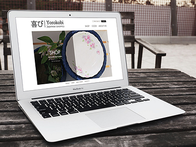 Yorokoki (Japanese Ceramics) - Website japanese product uiux design visual website