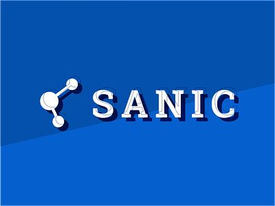 Sanic Logo design designer letter lettering logo sanic typography