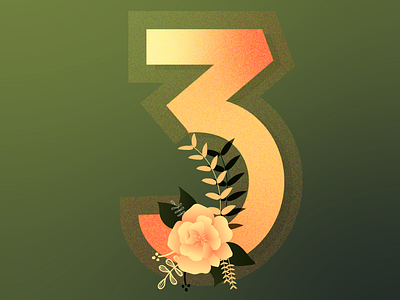 3 36daysoftype 36daysoftype 3 36daysoftype 3 36daysoftype03 design florals flowers illustration leaf leaves letter lettering typography vector