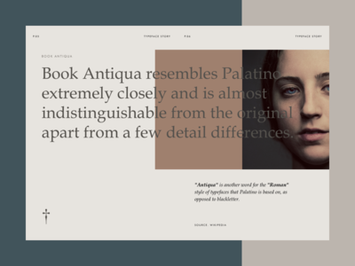 Typoforma - Book Antiqua Origin classic editorial grid interface layout minimalist print ui ux web