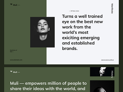 Muli — About agency branding clean fashion interface minimalist store studio ui uiux web design