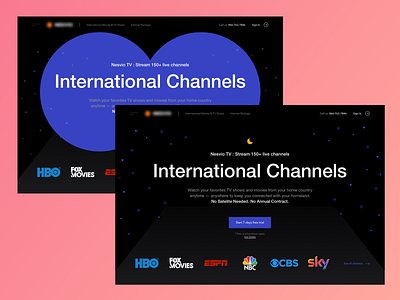 TV On Demand Website agency black clean entertainment fashion interaction interface landing minimalist movies tv tv apps tv design tv forecast tv shows typography user interface video app web design