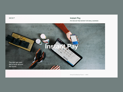 Product Header agency clean interface minimalist typography ui uiux user interface web design