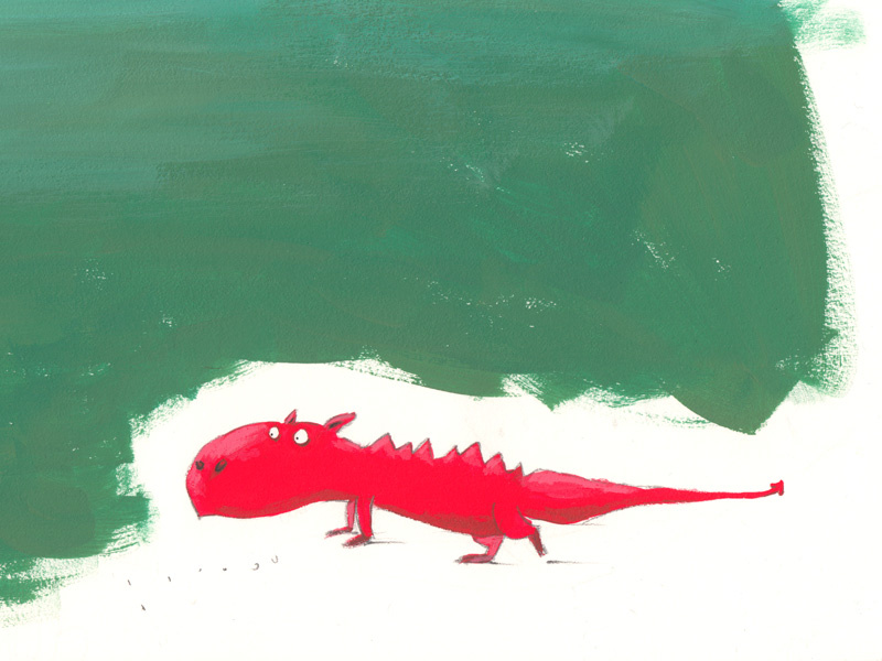 Another dragon illustration dragon sketchbook acrylic pencil
