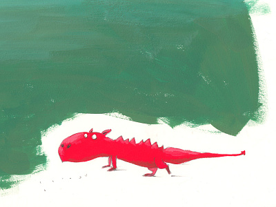Another dragon acrylic dragon illustration pencil sketchbook