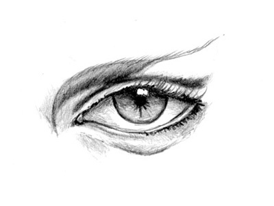 Eye eye pencil sketch visualization